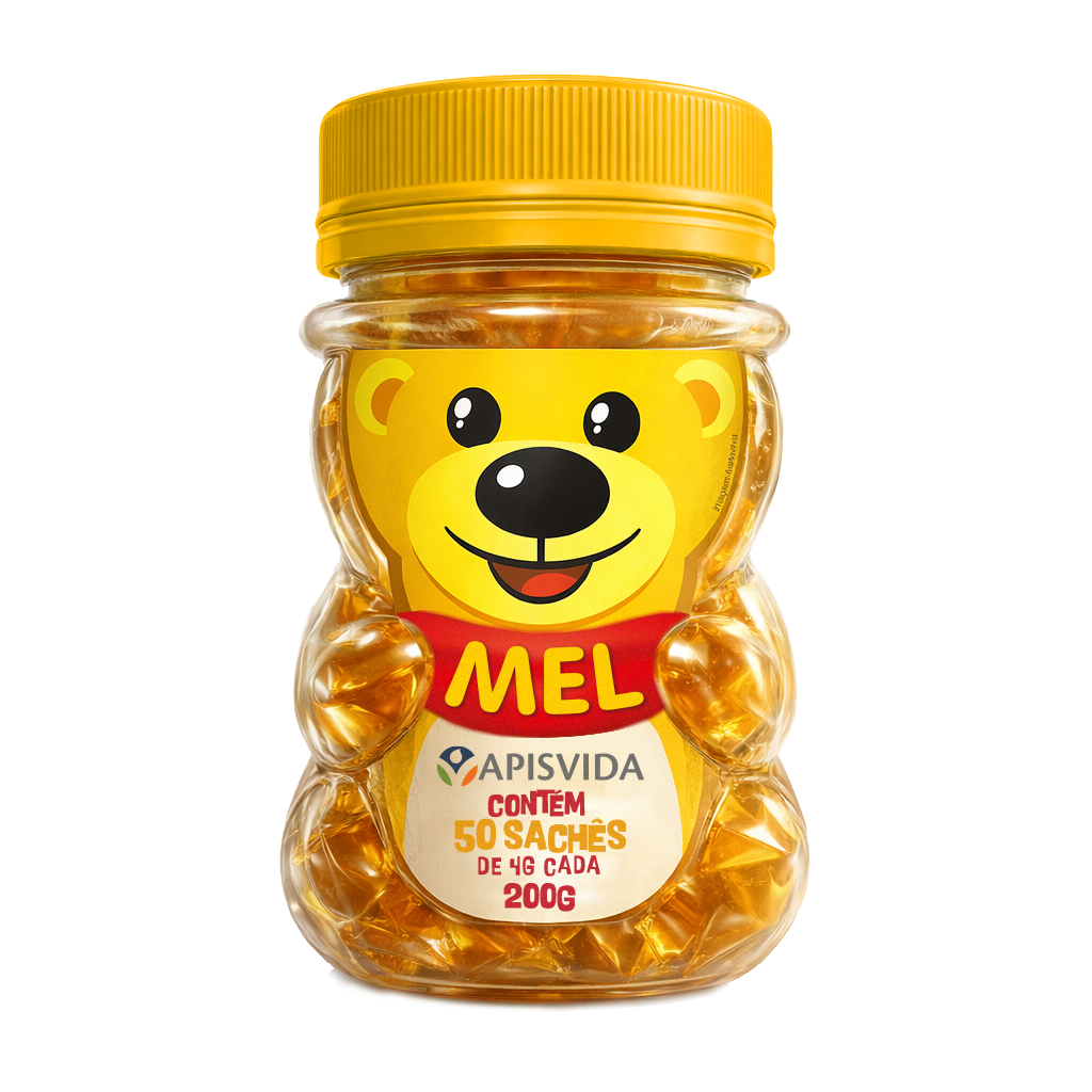 Mel Puro Kids Apis Vida Pote Ursinho